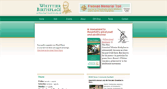 Desktop Screenshot of johngreenleafwhittier.com